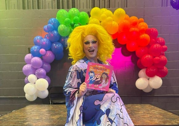 Drag performer Jadein Black, whose story time was canceled at the Madison Heights Pride & Arts picnic, is seen.