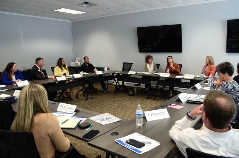 U.S. Sen. Elissa Slotkin was in Petoskey on May 28, 2026 to gather local leaders and community stakeholders for a roundtable discussion on housing issues and possible solutions.