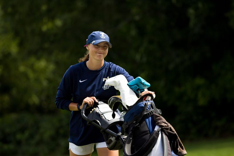Trine University golfer Rylee Smith was the MIAA Golfer of the Year and earned all-region honors.