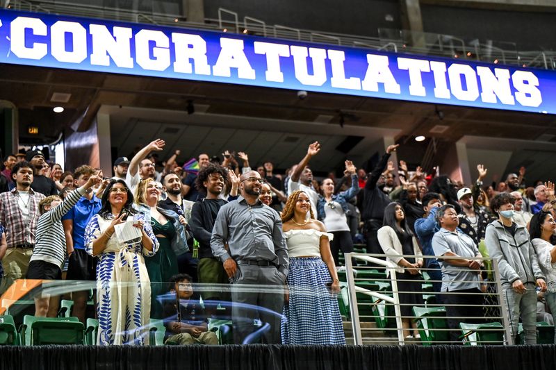 Scenes from the Eastern High School graduation ceremony on Saturday, June 6, 2026, at the Breslin Center in East Lansing.