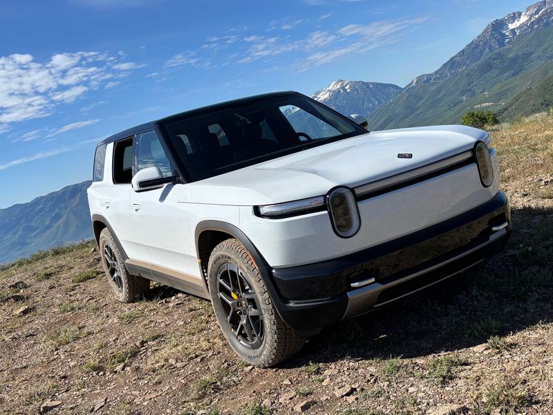 Prices for the 2027 Rivian R2 Performance compact electric SUV with the launch package start at $57,990.