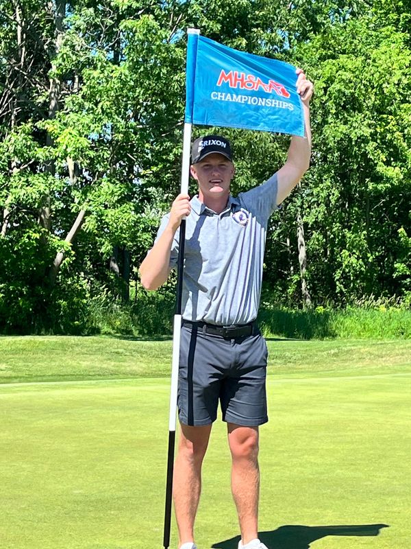 DeWitt's justin Steinman finished as the Division 2 state champion at The Meadows at Grand Valley State University on Saturday, June 6, 2026.