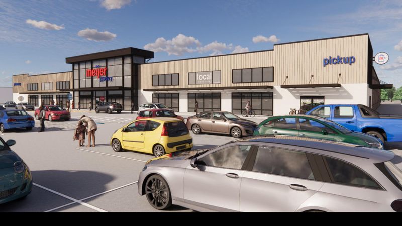 A rendering of a future Meijer store at the corner of 15 Mile Road and Gratiot Avenue in Clinton Township.