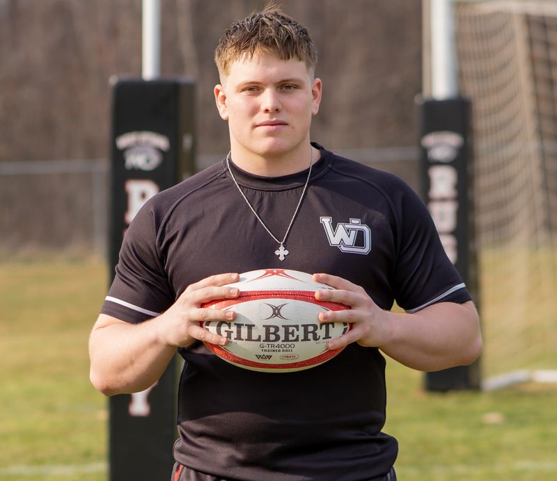 West Ottawa's Alex Carrier has been selected as the Holland Sentinel Rugby Player of the Year.