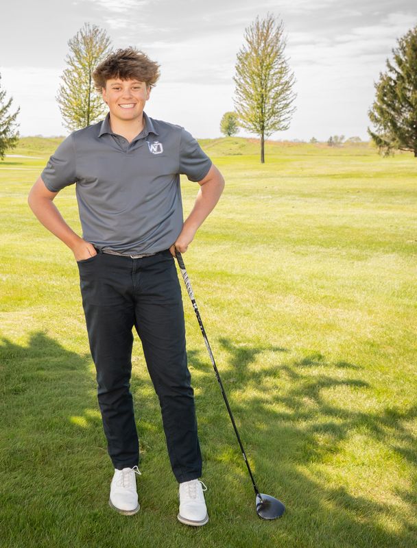 West Ottawa's Will Nagelvoot is the Holland Sentinel Boys Golfer of the Year.