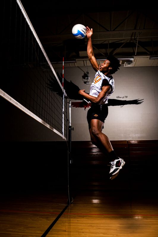 Fennville's Ja'Hari Grant is the Holland Sentinel Boys Volleyball Player of the Year.