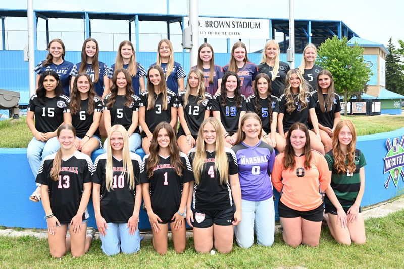 The 2026 Battle Creek Enquirer Girls Soccer Team.