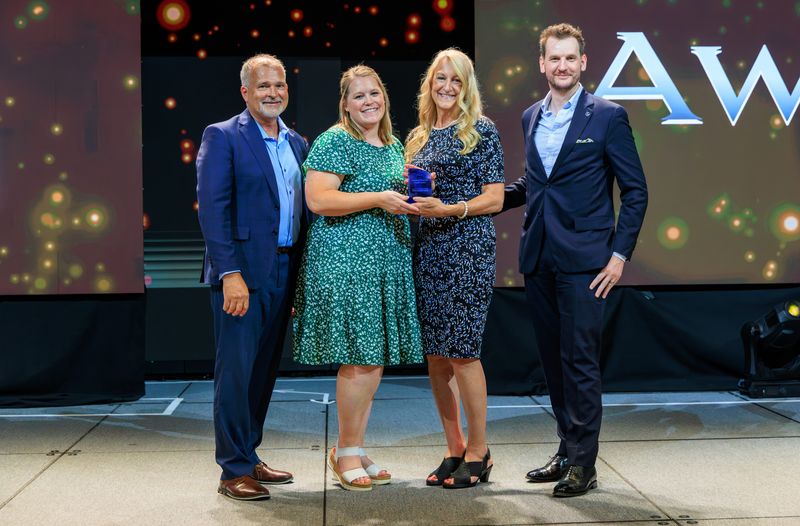 Awakon Federal Credit Union officials received the Michigan Credit Union Foundation’s Community Enrichment Award on June 4, 2026 in Grand Rapids.