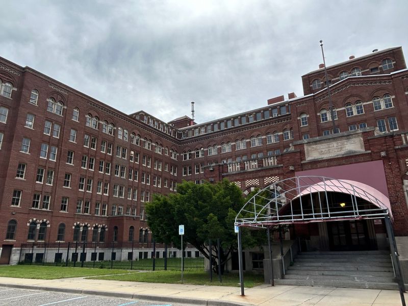 The main hospital on the Herman Kiefer campus on Monday, June 15.