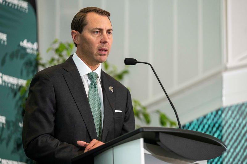 J Batt is leaving Michigan State after just a little more than a year as Michigan State's athletic director.