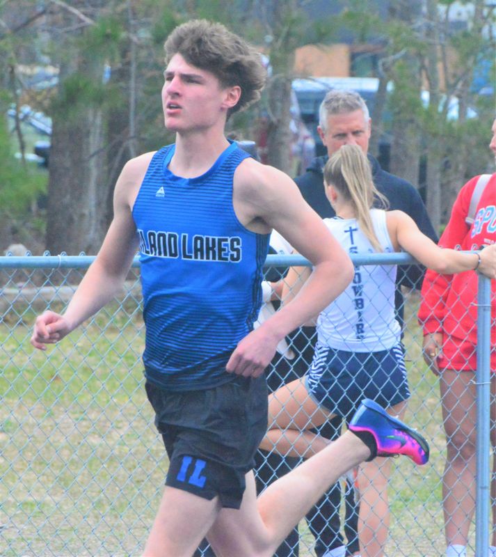 Inland Lakes junior Tanner Howard, the Daily Tribune's 2026 boys track and field athlete of the year, leads this year's Daily Tribune all-area boys high school track and field team.