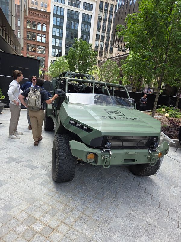 GM Defense LLC showed its Infantry Squad Vehicle at a defense conference in June in Detroit. The company alongside Ford Motor Co.'s Industrial Platform LLC won a contract to provide three prototypes of the tactical trucks to the U.S. Army next year.