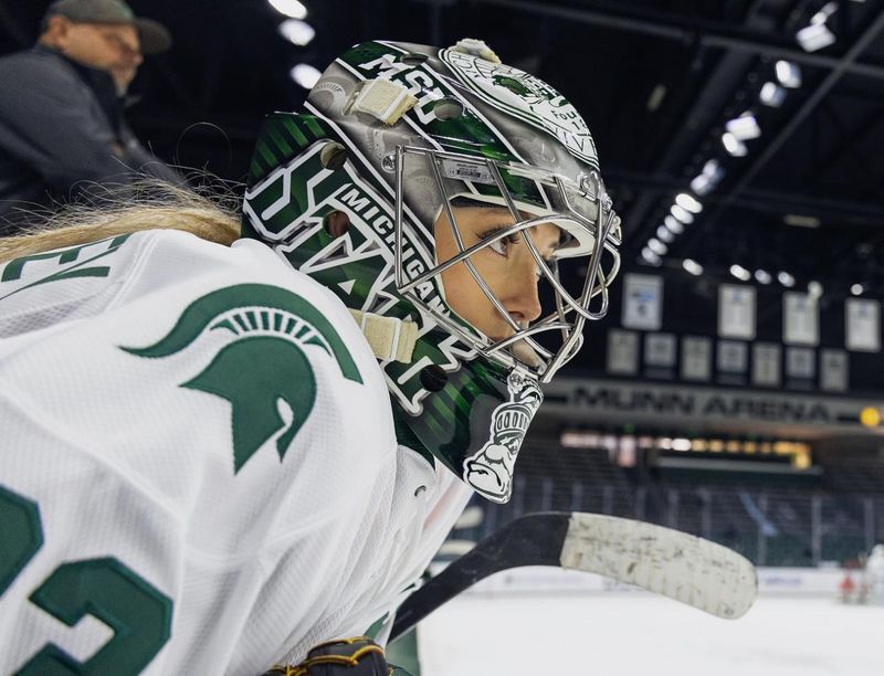 Goalie Jullia Gross-Turkey played for Michigan State's women's club team last year.