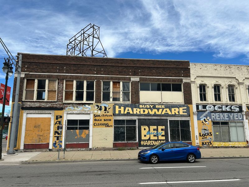 The developer plans to transform the former Busy Bee Hardware into apartments.