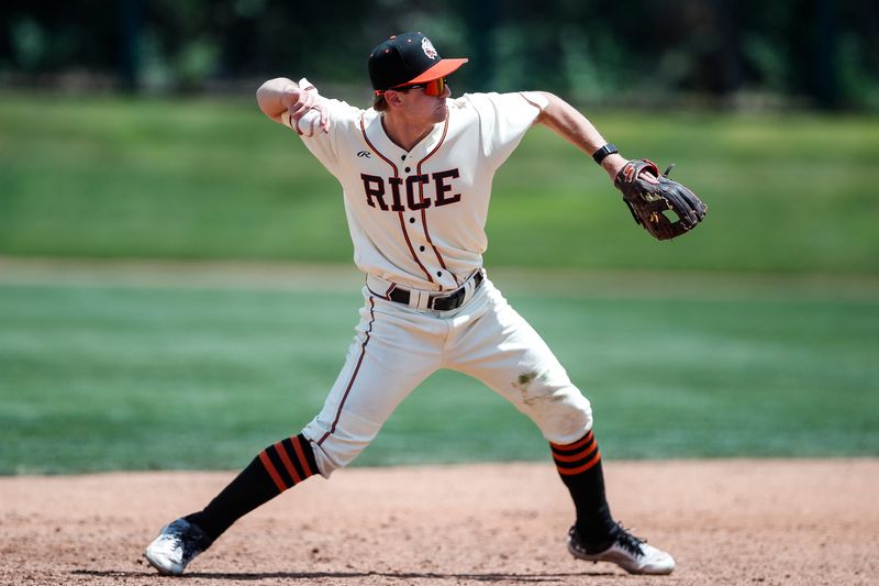 Birmingham Brother Rice catcher Tristan Crane throws towards first base against Northville during the fifth inning of MHSAA Division 1 baseball final at McLane Baseball Stadium in East Lansing on Saturday, June 15, 2024.