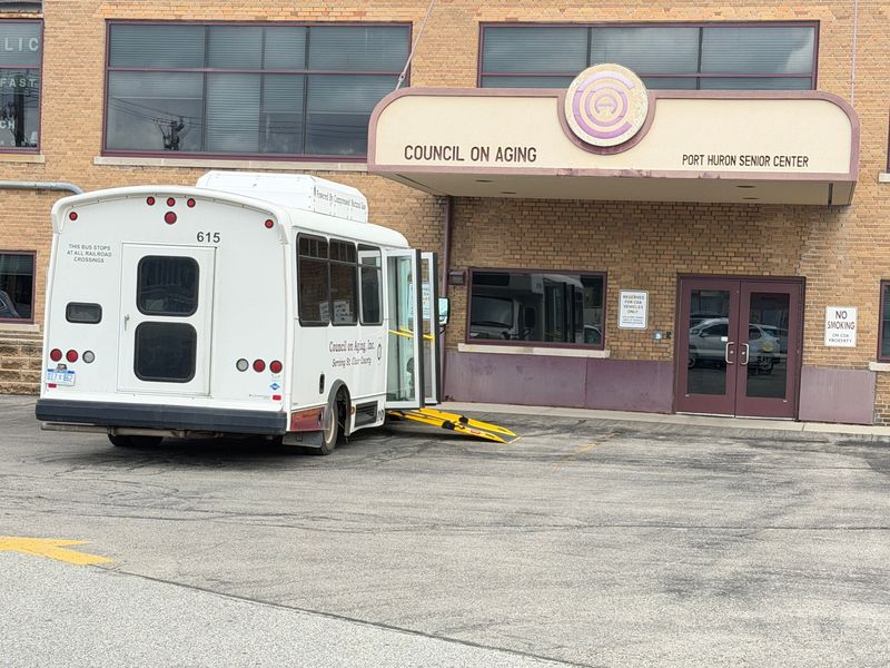 The Port Huron Senior Center, operated by Council on Aging, Inc., is pictured on June 18, 2026, at 600 Grand River Ave. in Port Huron. The center is one of several programs supported by the St. Clair County Senior Citizens' Millage.