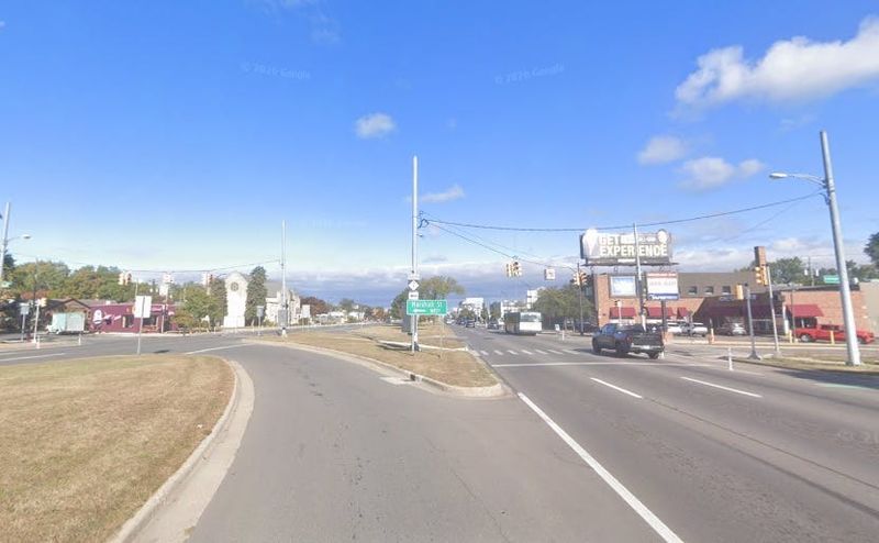 An Oakland County Road Commission vehicle and an electronic bike collided near the intersection of Woodward Avenue and College Street, June 18. The e-bike operator was pronounced dead at the scene, authorities said. Google Maps