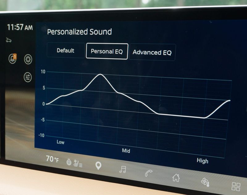 A screenshot of a 2026 Nissan Armada Personalized Sound app is seen on Wednesday, June 17, 2026.