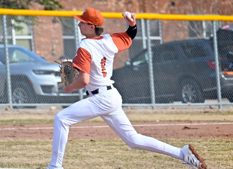 Harbor Springs' Nick Lemieur dominated opponents right from the start in 2026, holding an earned run average below one and a batting average against below .200.