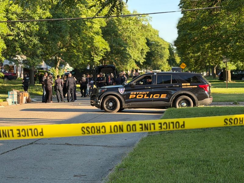 Detroit police shot and killed a man during a home raid on Ashton in the city's northwest side on June 25, 2026.