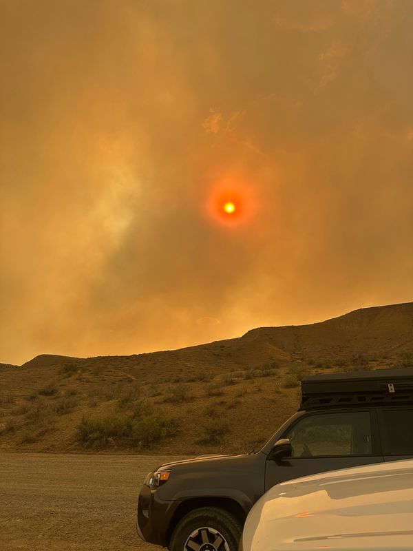 More than 120 rafters and campers along roughly 25 miles of the Colorado River were evacuated on Saturday, June 27 as a rapidly growing wildfire threatened the area.