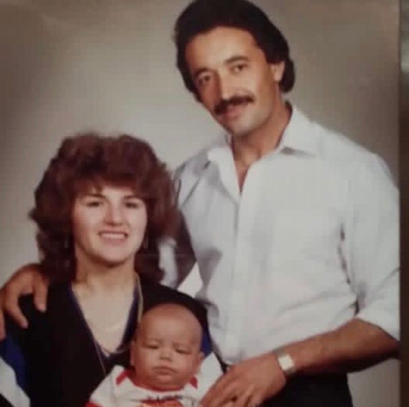 Deda Malota Margilaj, pictured in a photo with is wife and first child shortly after he was released from prison, was granted a pardon July 2 by Gov. Gretchen Whitmer in relation to a 50-year-old second-degree murder conviction. Margilaj, an Albanian refugee, was at risk of deportation in 2024 due to the old conviction.