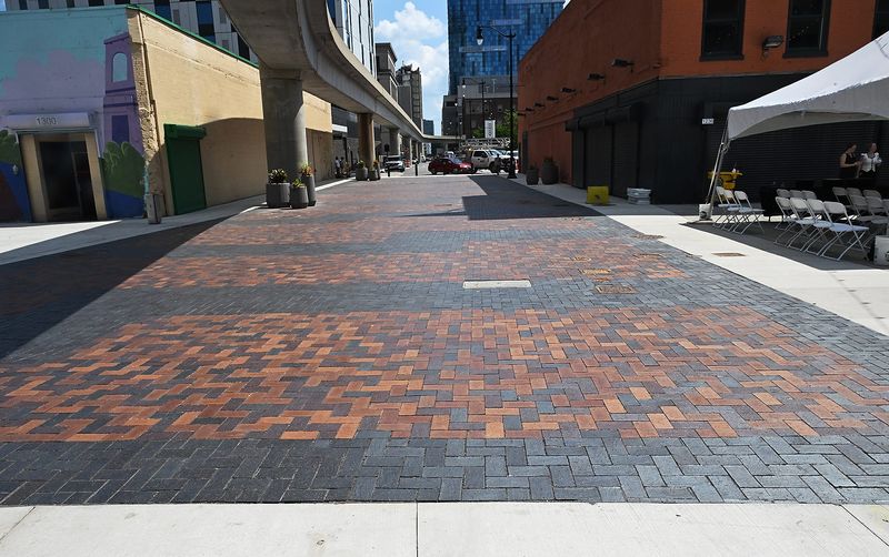 The completion of the Gratiot-Randolph Plaza, a public gathering space and eastern gateway into Detroit's historic Greektown district, marks a milestone in the nearly-finished $20 million streetscape project that began in the spring of last year.