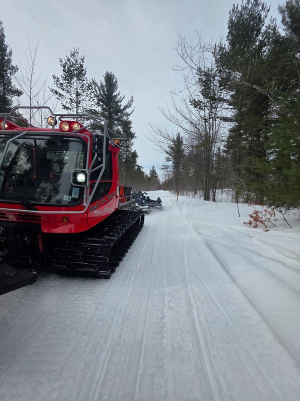 There are currently over 100 miles of snowmobile trails in the eastern U.P. region.