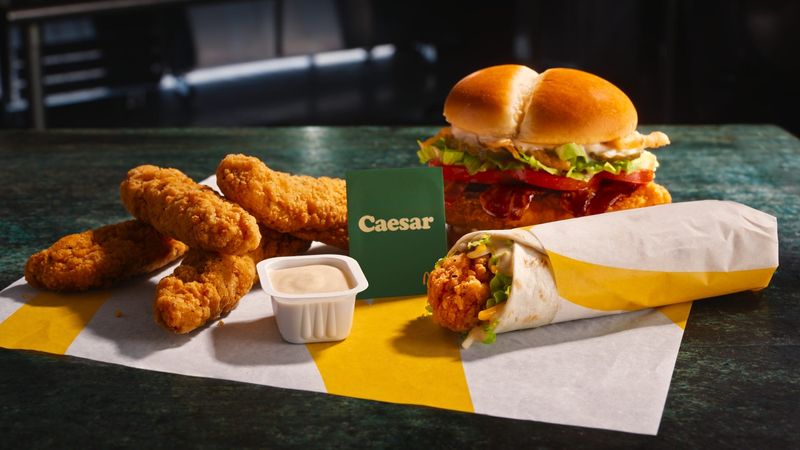 McDonald's is adding Caesar sauce to its options for a limited time. You can add to your order for McCrispy Strips, or get a Bacon Caesar McCrispy or Caesar Snack Wrap.