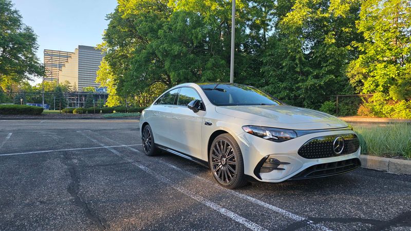 The 2026 Mercedes CLA350 EV will be built on the same chassis as gas-powered CLAs.