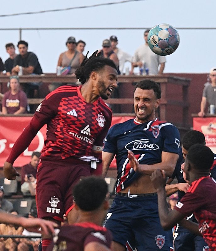Devon Amoo-Mensah and Detroit City FC hits the road to face Miami FC on Saturday night.