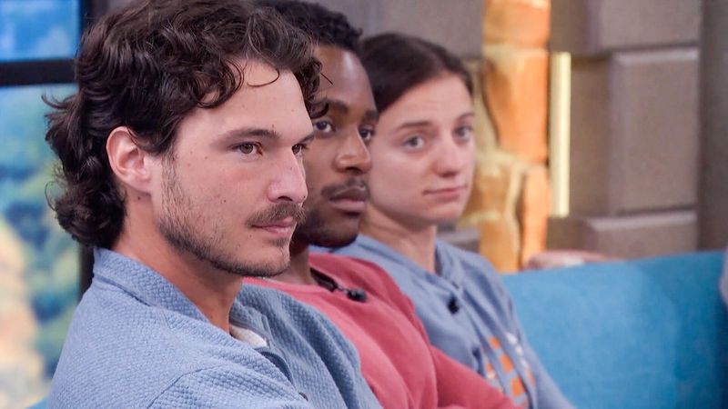 Rome Seymour, Chuk Anyanwu and Mallory Aurichio on "Big Brother 28." Photo: CBS ©2026 CBS Broadcasting, Inc. All Rights Reserved.