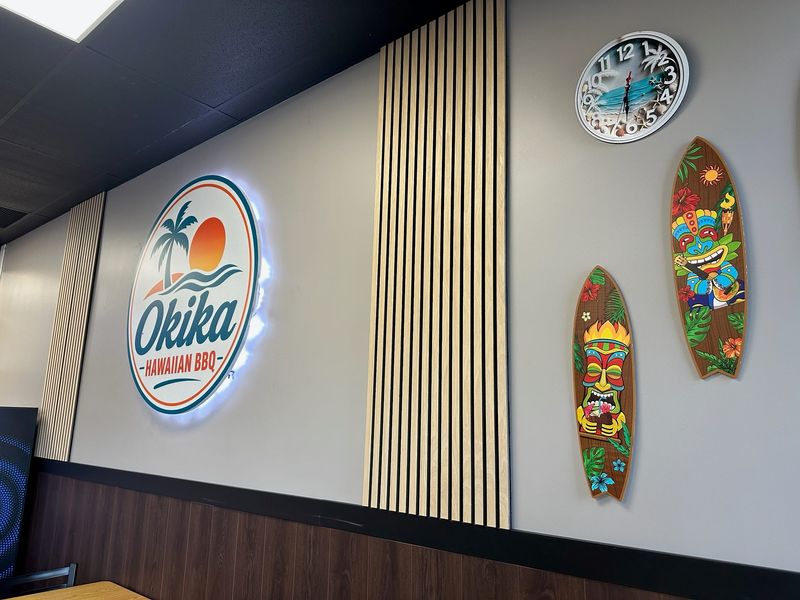 Oikia Hawaiian BBQ in Warre has some seating inside, but it's largely a carryout business.