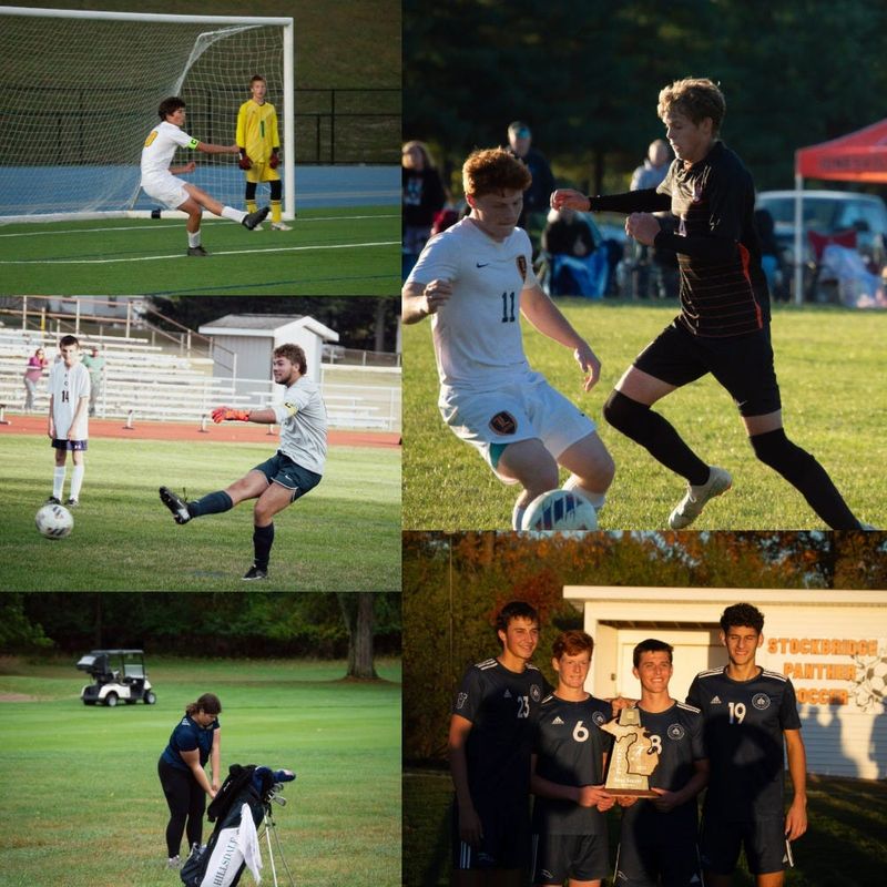 Special awards honorees from the 2025-26 fall sports season (sports with less than five teams) included David Maier of WCA, Marshall Baker of Jonesville, Tydan Bible of Hillsdale, Baeleigh Francis of Hillsdale and Gabe McArthur of the Academy.