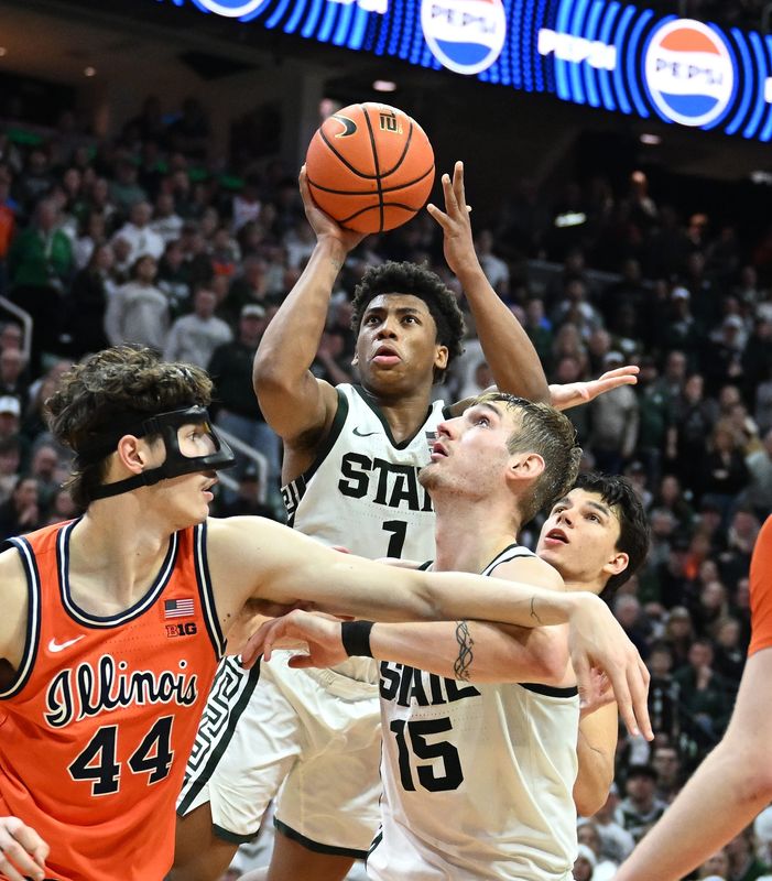 Michigan States Jeremy Fears Jr. leads what appears will be a deep group of guards next season.