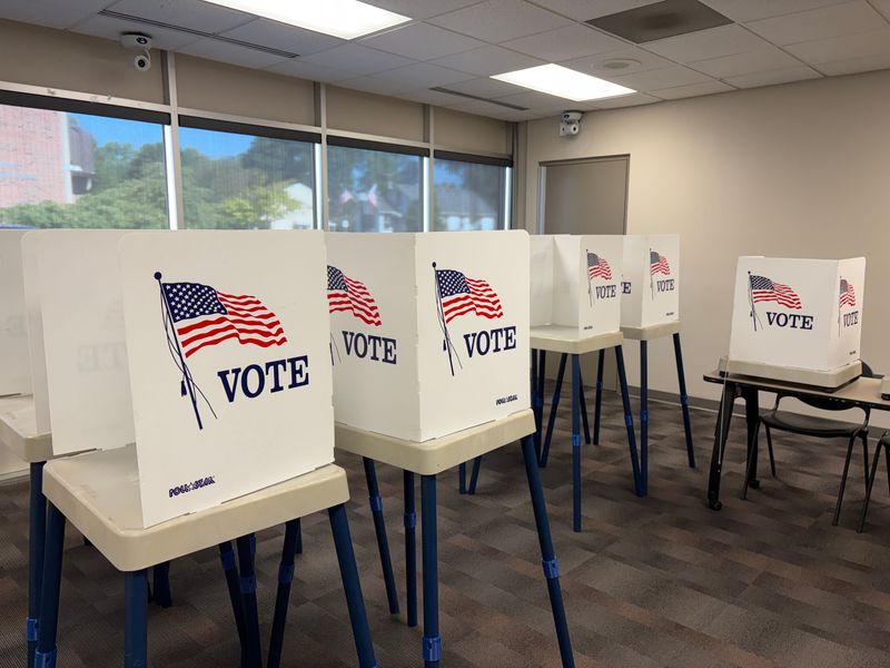 Generic photo of signage promoting voting in the Michigan primary election on Tuesday, Aug. 4, 2026.