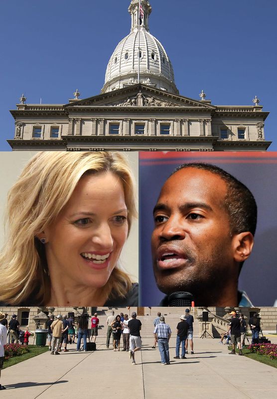 Michigan Secretary of State Jocelyn Benson and U.S. Rep. John James respectively head the Democratic and Republican gubernatorial tickets.
