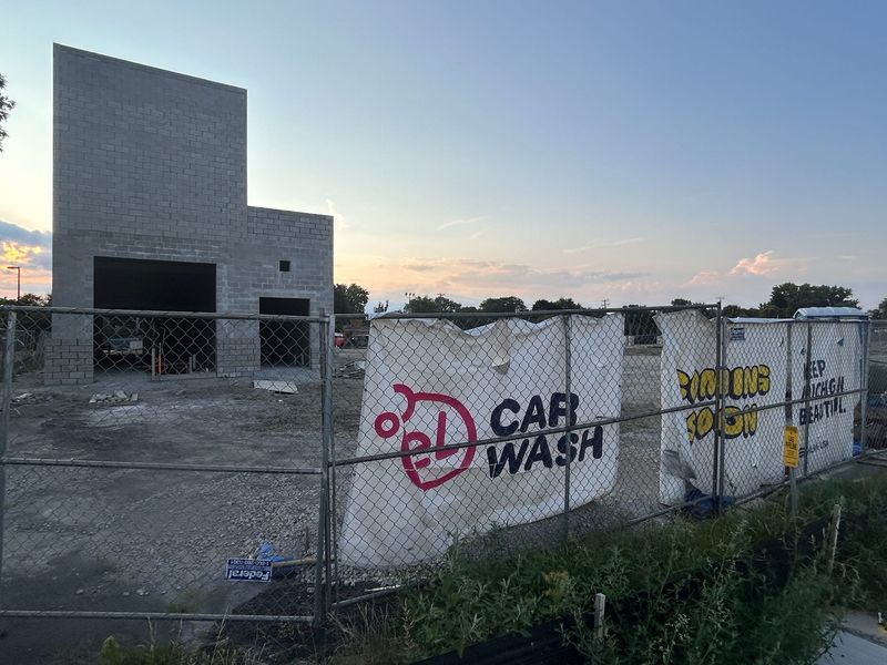 El Car Wash under construction on Gratiot Avenue just north of 13 Mile Road in Roseville on Aug. 5, 2026.