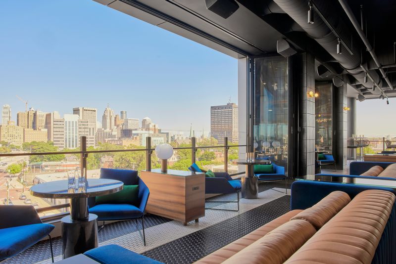 IO Godfrey Rooftop Lounge in Corktown.
