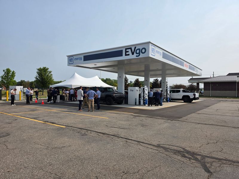 General Motors and partner EVgo unveiled an updated charging station in Warren on Aug. 11 that improves upon many areas customers complained about.