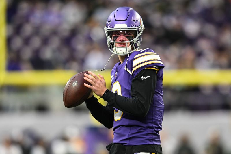 Former Michigan standout and first-round pick J.J. McCarthy will open the 2026 season as the Vikings' No. 2 quarterback.