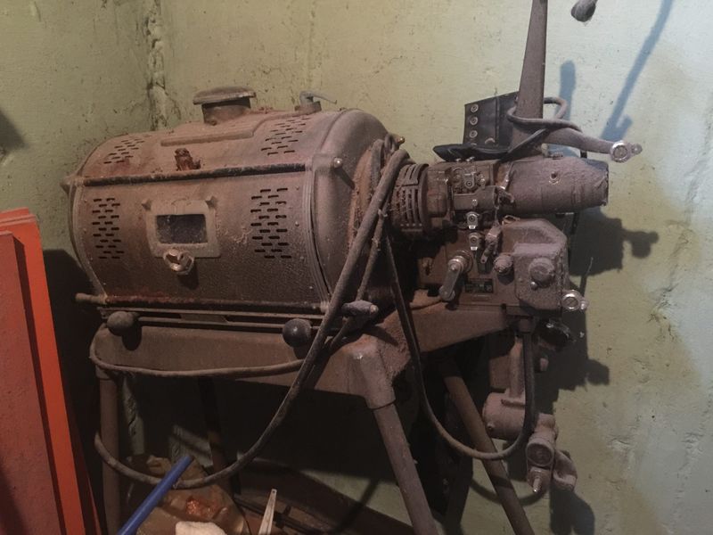 A 1931 Bell and Howell industrial projector owned by Terrence Hicks.