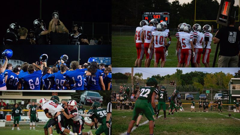 The sights and sounds of football return to the gridiron on Aug. 27. Pictured are moments from the 2025 8-player football season.