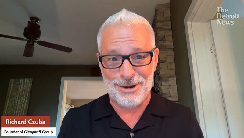 Pollster Richard Czuba, founder of the Glengariff Group, talks about his firm's polling methodology during an interview on the Detroit News Political Insider podcast on Friday, Aug. 14, 2026.