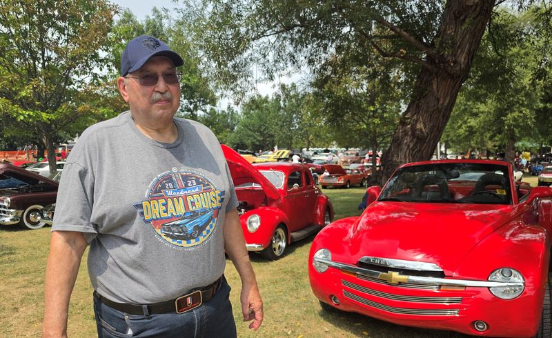 This is the third Dream Cruise for retiree Norbert Jarzynski, 79, from Milton Wisconsin.