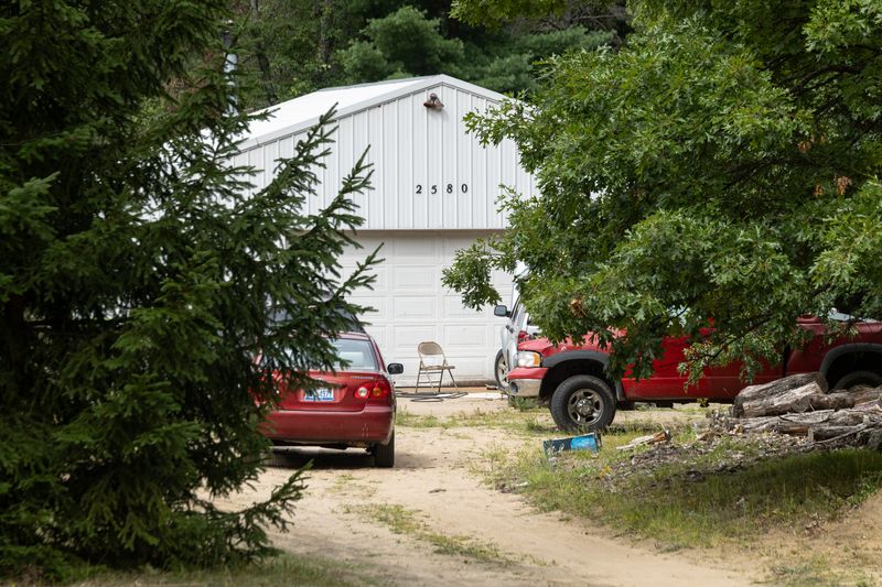The home of suspected mass shooter Chad Hickman on South LaChance Road is pictured on Sunday, Aug. 16 in Missaukee County. 