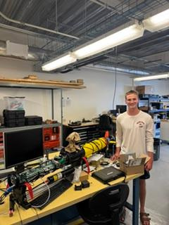 Hope College rising junior Jacob Gehring spent his summer in Hawaii, doing work on underwater robots.