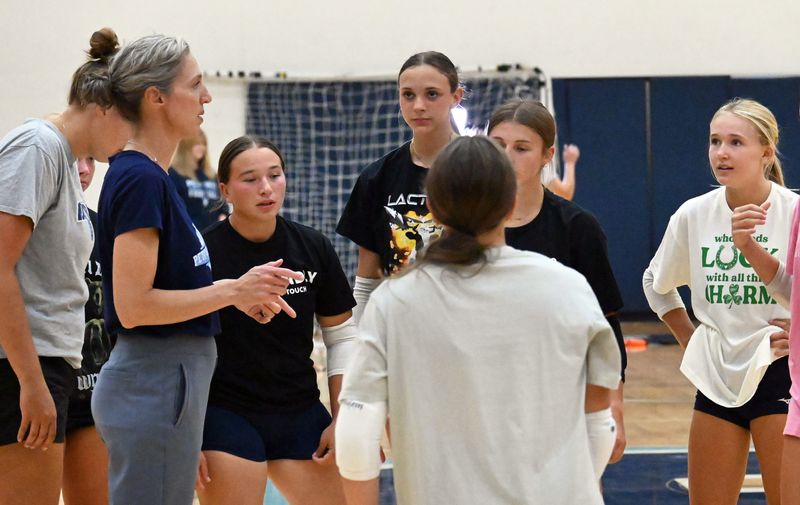 Petoskey head coach Erin Luckhardt has a young team under her, but one driven to receive coaching and put in the work to improve, something all coaches love.