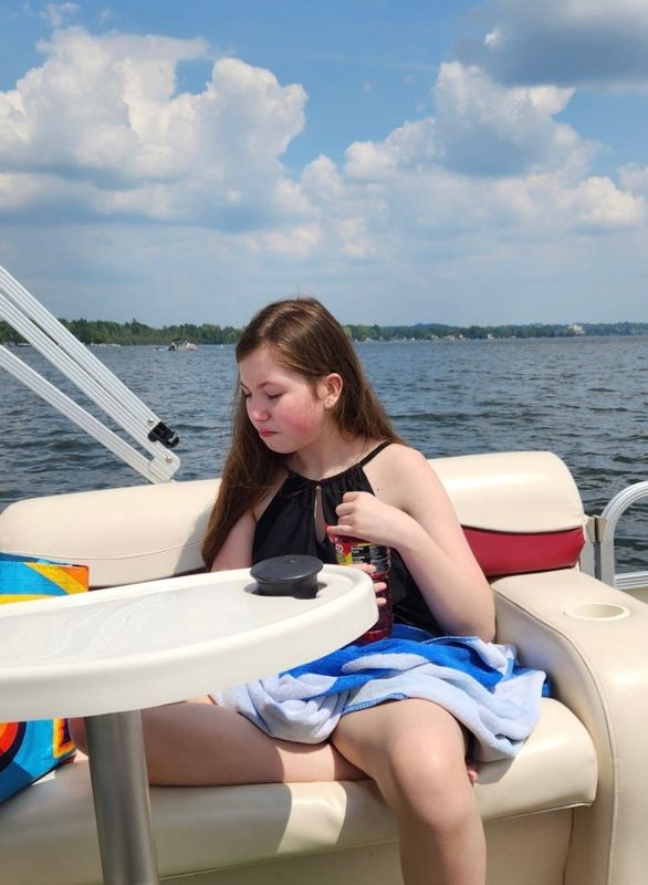 Missaukee County shooting victim Bella Everitt, seen here in a 2025 family photo shared by her grandfather Dave Everitt, survived the shooting and alerted authorities, possibly saving more lives. She is 13 and lives in Lake City, Mich.
