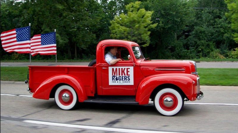 Finley: Mike Rogers couldn't have picked a better chariot for cruising Woodward. The F-150 is the nation's best-selling truck line and is the symbol of working America.